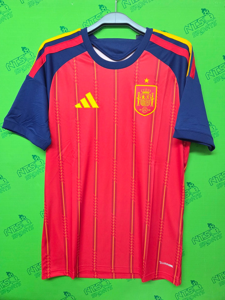 SPAIN 西班牙 2026 主場球迷版男裝短袖球衣