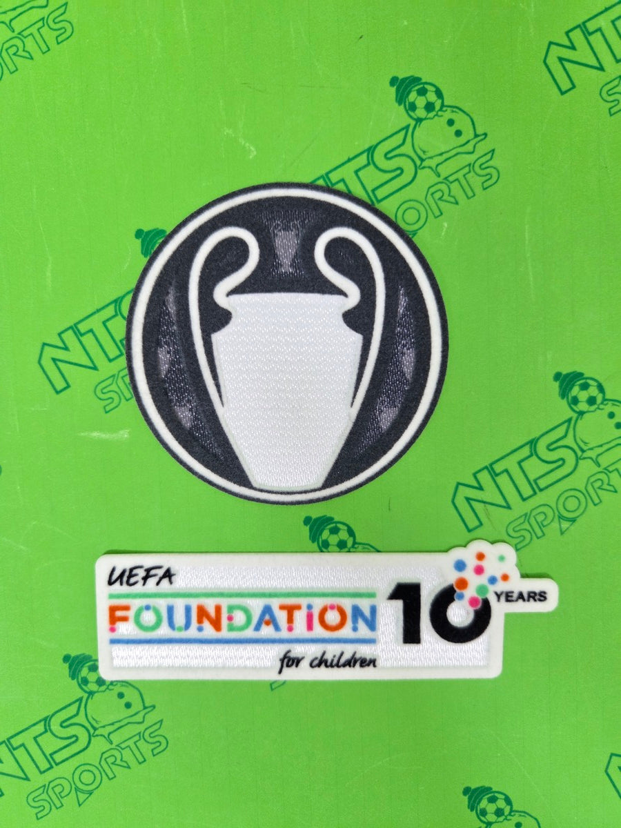 2025/26 UCL 2024/25 歐聯冠軍 + UEFA 10th Anniversary Foundation 臂章【2025/26 賽季巴黎聖日耳門適用】