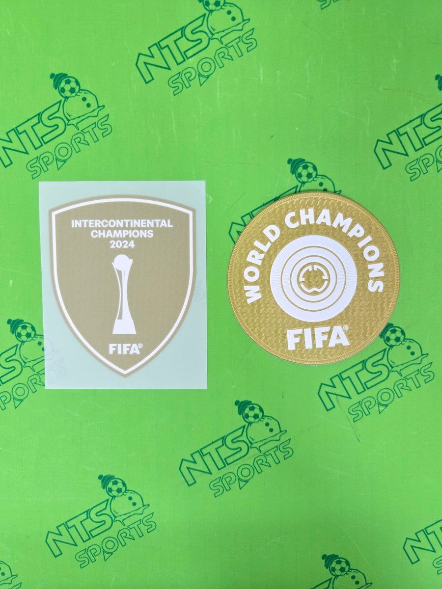 2025 FIFA WORLD CUP 世界冠軍球會盃臂章 + INTERCONTINENTAL CUP 洲際盃冠軍章【2025/26 賽季皇家馬德里適用】