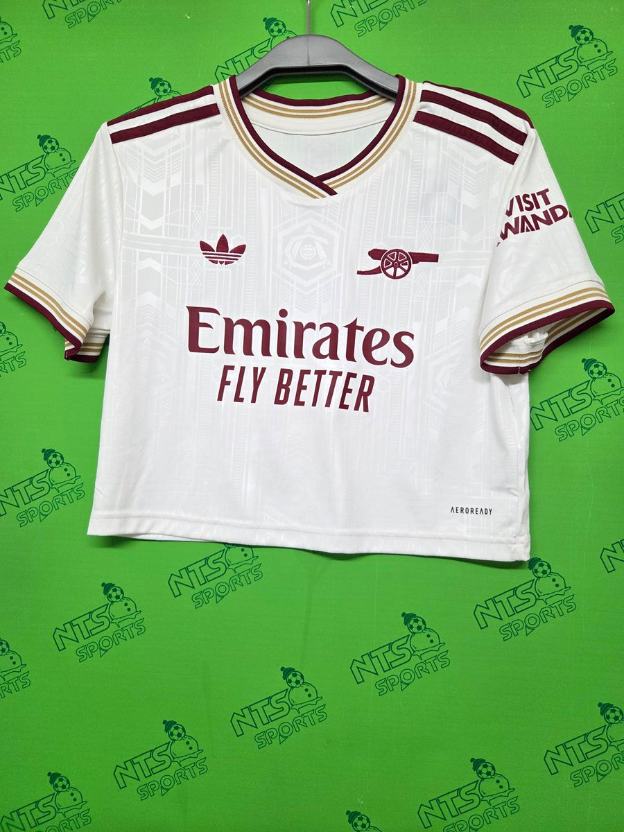 ARSENAL 阿仙奴 2025/26 第二作客女裝短身短袖球衣