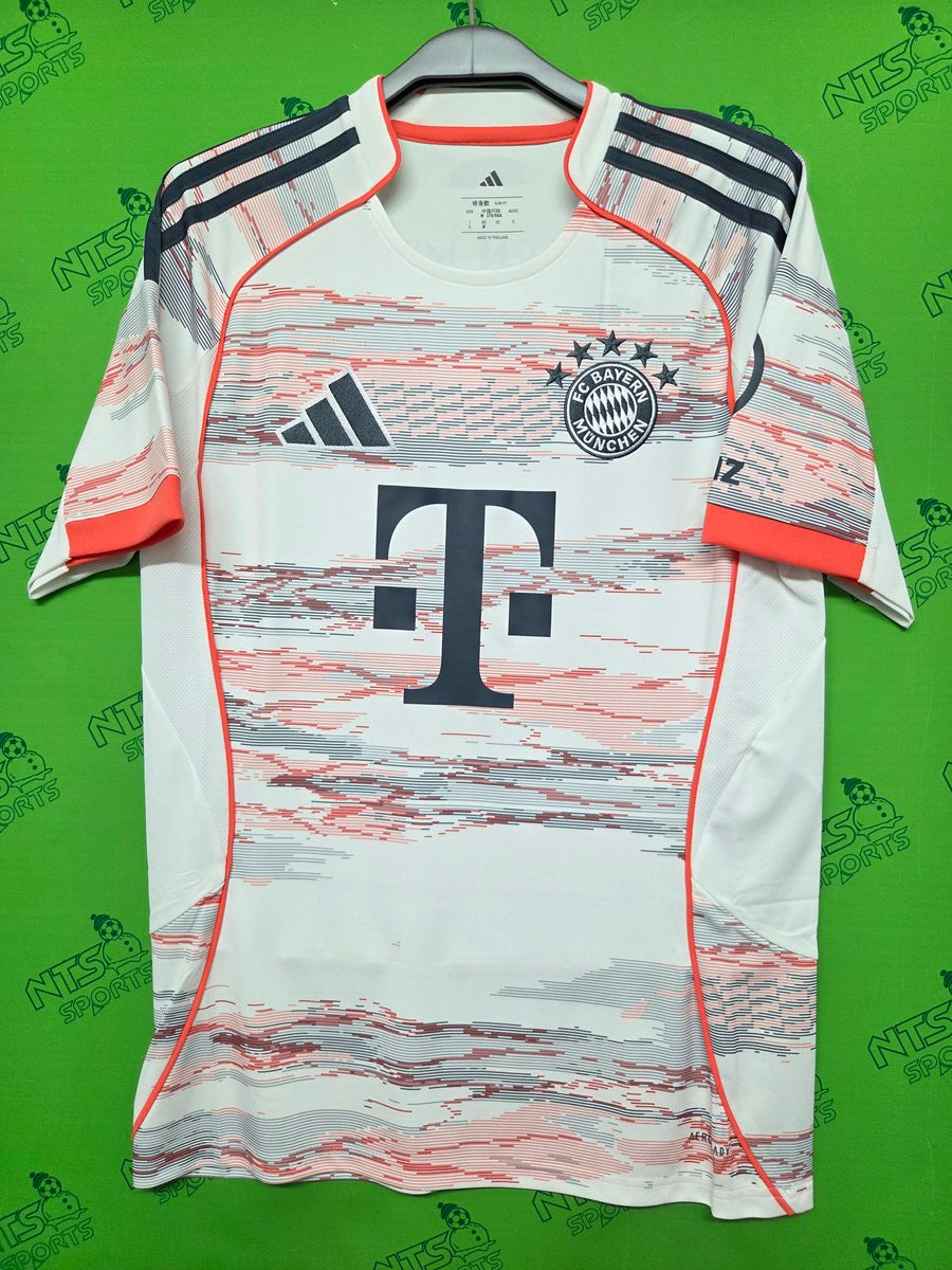 BAYERN MUNICH 拜仁慕尼黑 2025/26 作客球迷版男裝短袖球衣