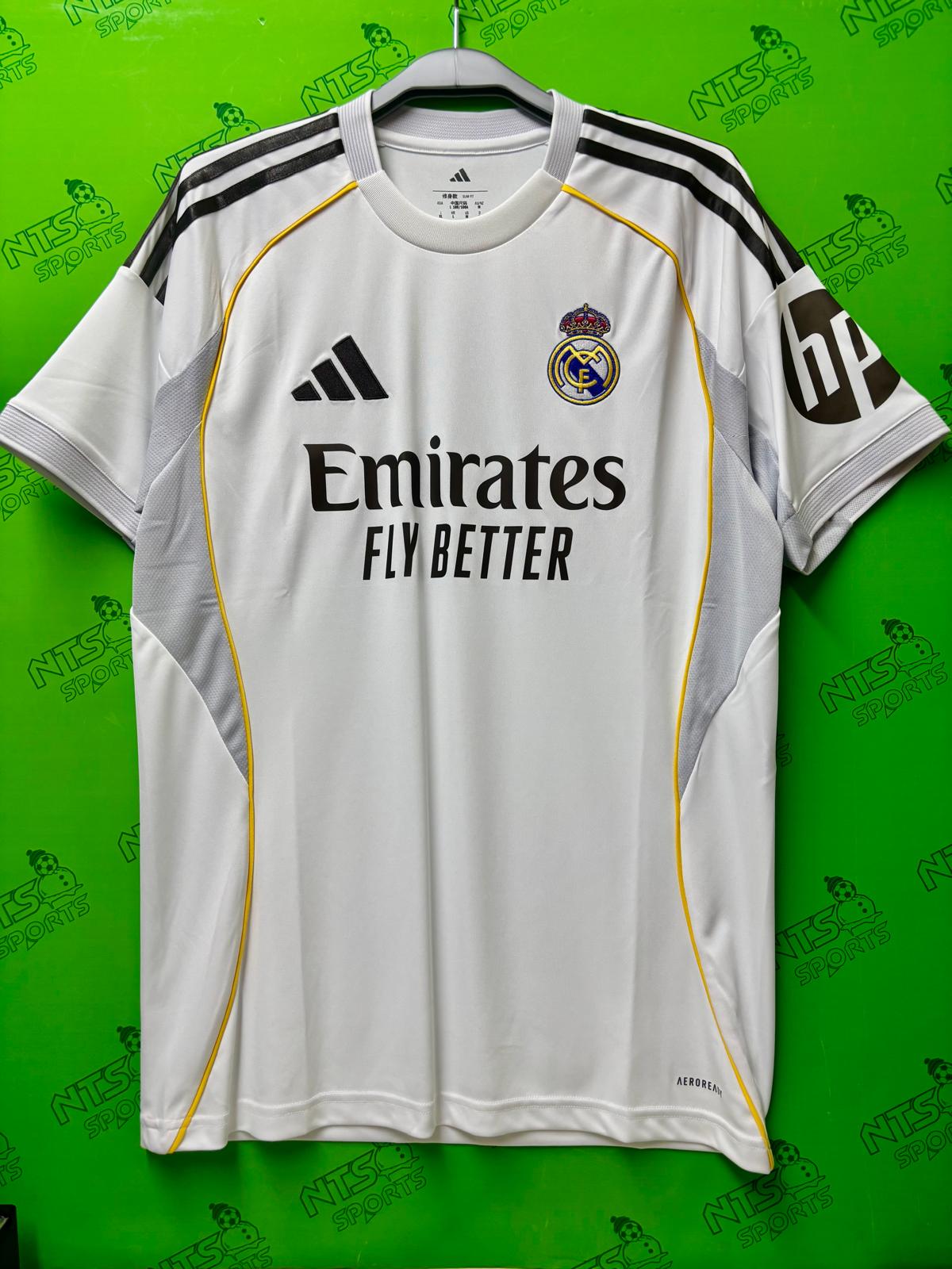 REAL MADRID 皇家馬德里 2025/26 主場球迷版男裝短袖球衣