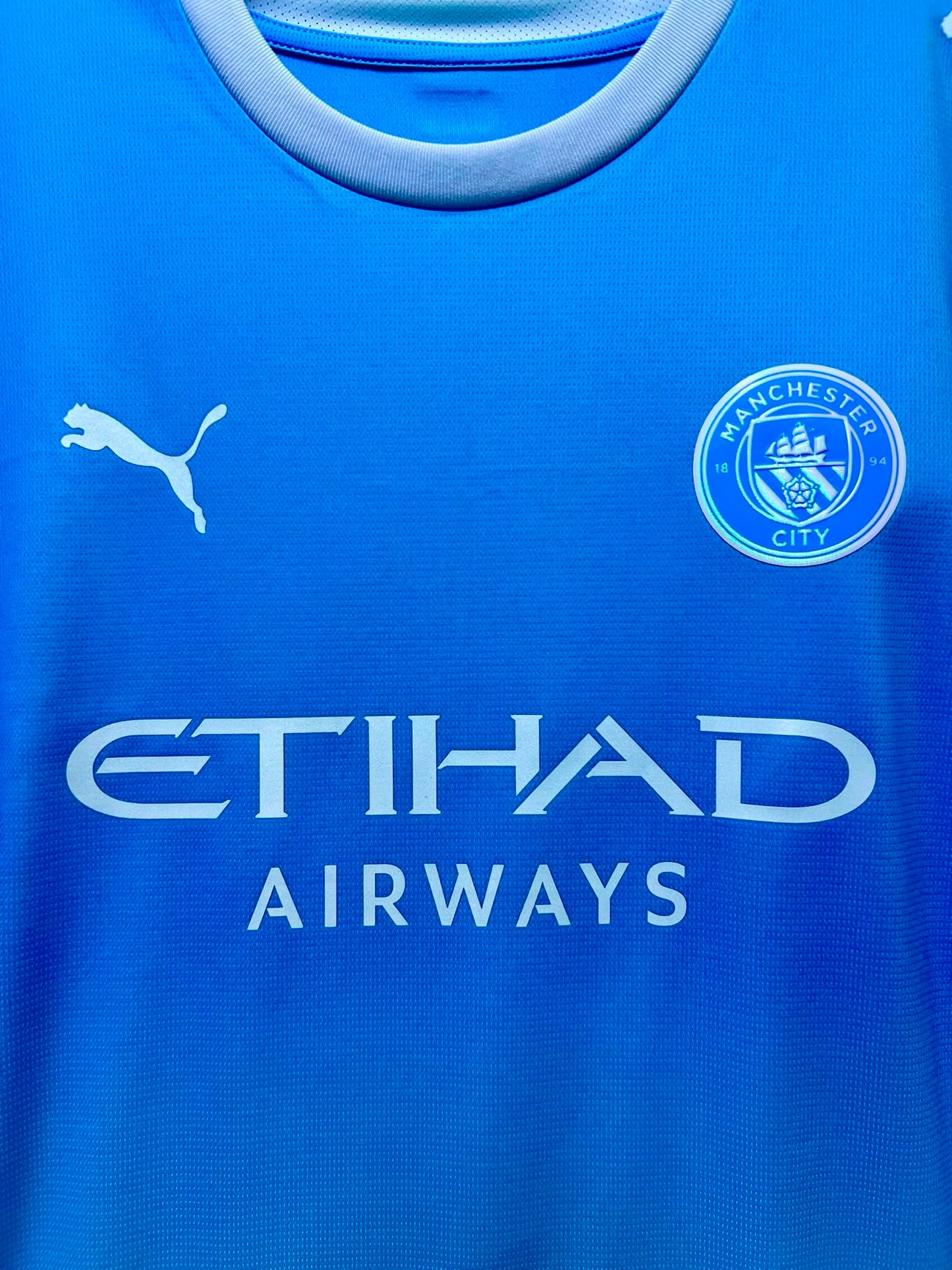 MANCHESTER CITY 曼城 2026/27 主場球迷版男裝短袖球衣連印字連章