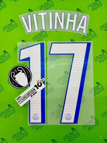 PARIS SAINT-GERMAIN 巴黎聖日耳門 2025/26 第二作客球員版男裝短袖球衣