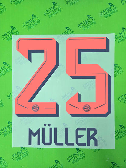 BAYERN MUNICH 拜仁慕尼黑 2025/26 印字