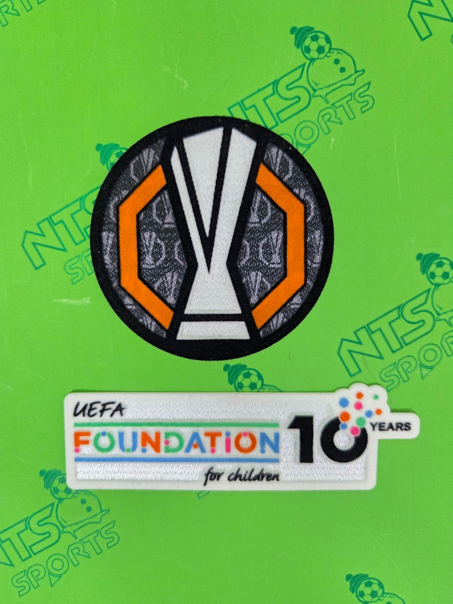2025/26 EUROPA LEAGUE 歐霸 + UEFA 10th Anniversary Foundation 臂章