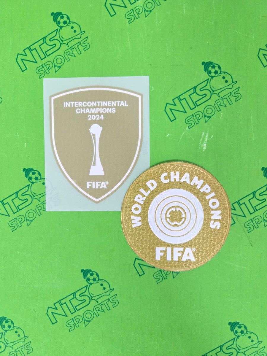 2025 FIFA WORLD CUP 世界冠軍球會盃臂章 + INTERCONTINENTAL CUP 洲際盃冠軍章【2025/26 賽季皇家馬德里適用】