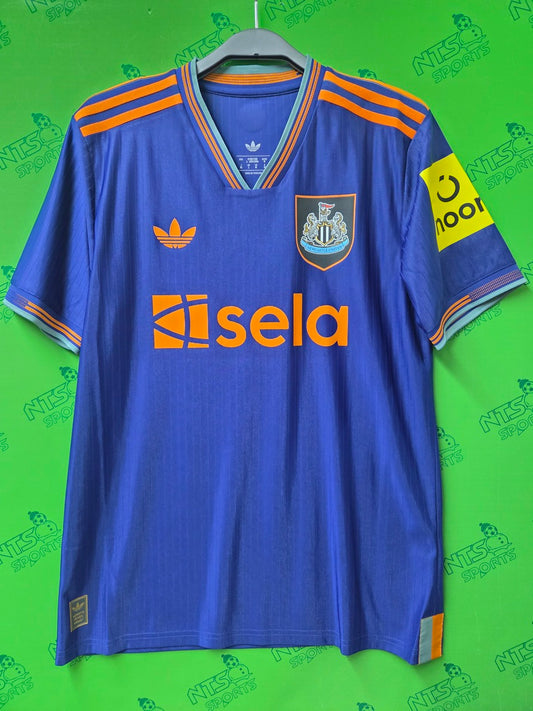 NEWCASTLE UNITED 紐卡素 2025/26 第二作客球員版男裝短袖球衣