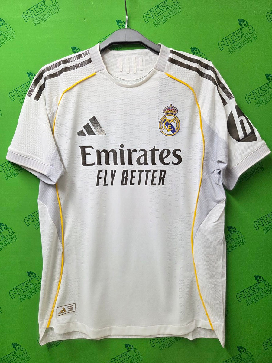REAL MADRID 2025/26 Authentic Home Short Sleeve Jersey