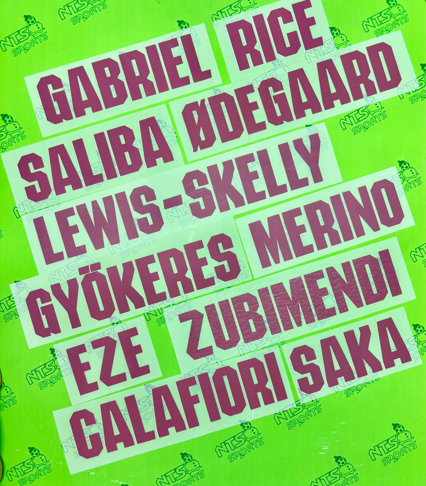 ARSENAL 阿仙奴 2025/26 第二作客球員版男裝短袖球衣