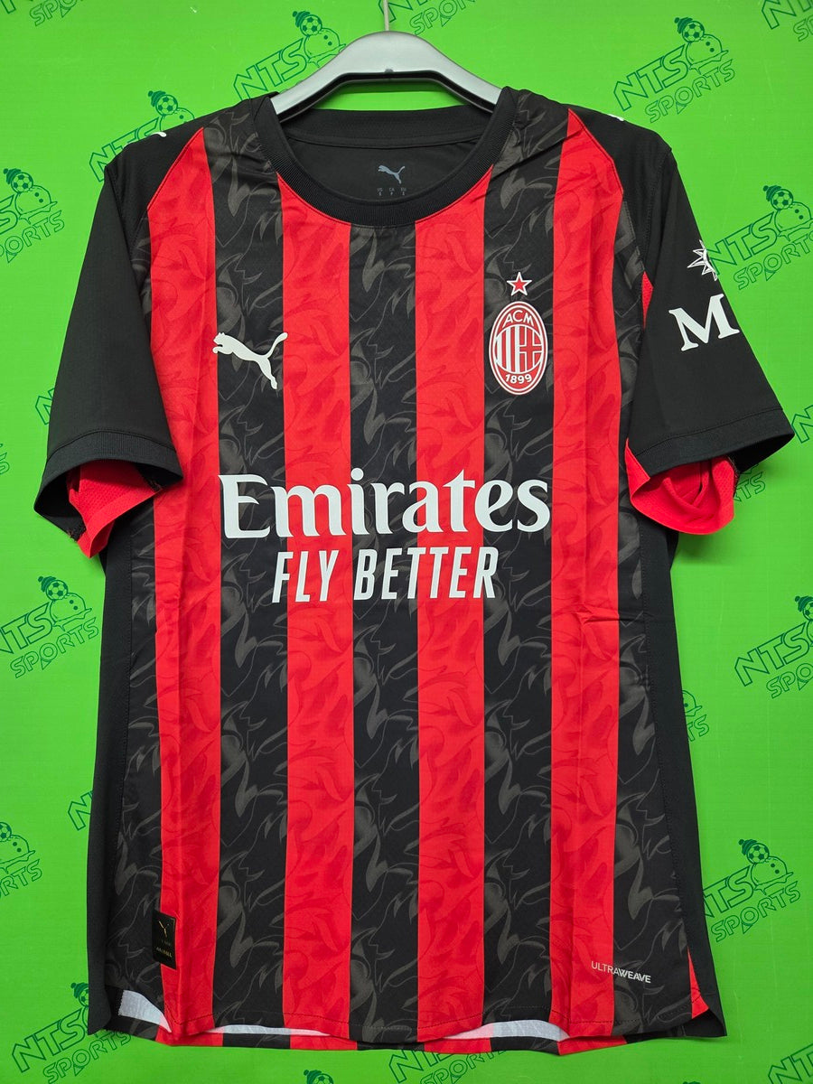 AC MILAN AC米蘭 2025/26 主場球員版男裝短袖球衣