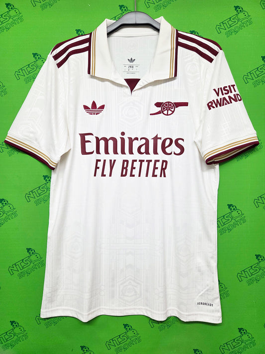 ARSENAL 阿仙奴 2025/26 第二作客球迷版男裝短袖球衣