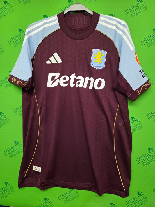 ASTON VILLA 阿士東維拉 2025/26 主場球員版男裝短袖球衣