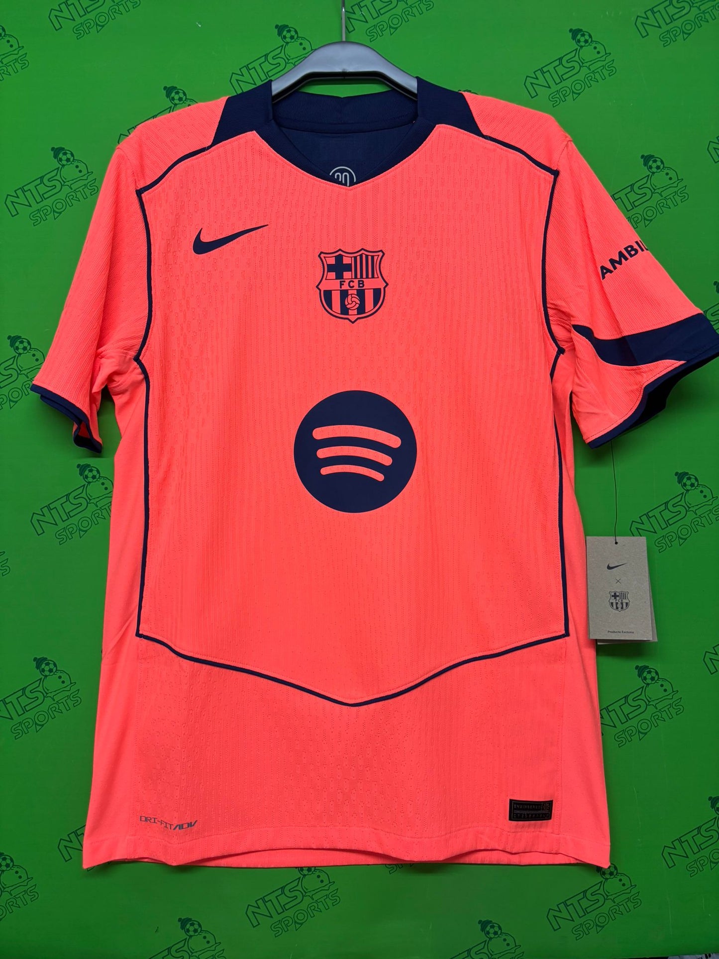BARCELONA 巴塞隆拿 2025/26 第二作客球員版男裝短袖球衣
