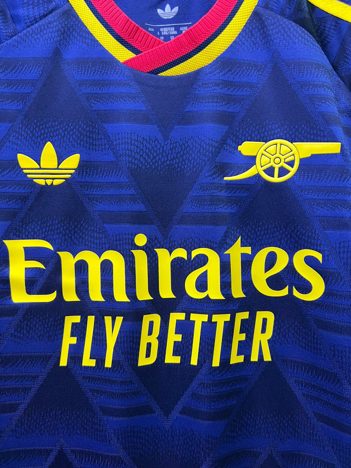 ARSENAL 阿仙奴 2026/2027 作客球員版男裝長袖球衣連印字連章