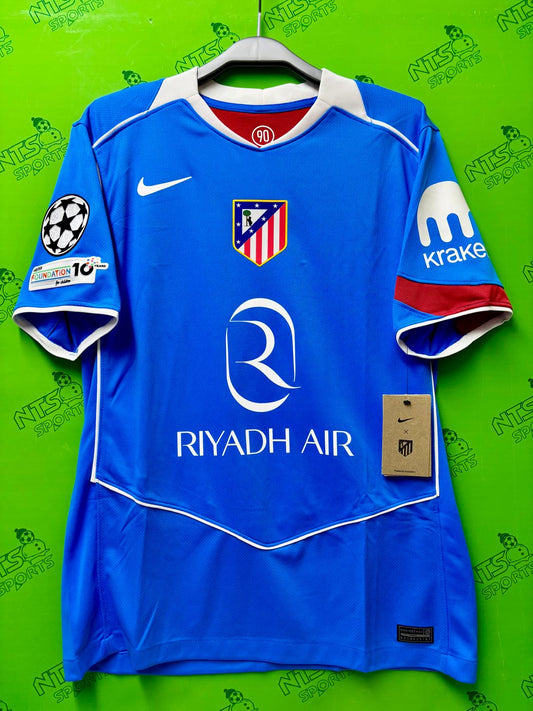 ATLÉTICO DE MADRID 馬德里體育會 2025/26 第二作客球迷版男裝短袖球衣