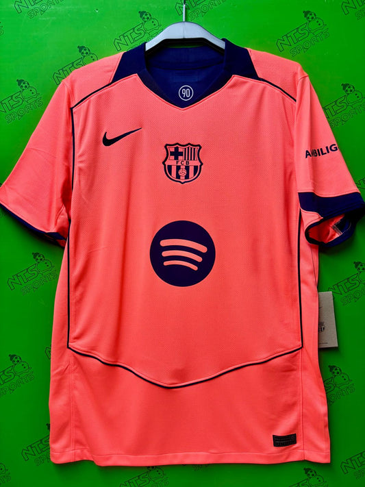 BARCELONA 巴塞隆拿 2025/26 第二作客球迷版男裝短袖球衣