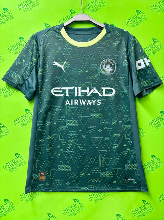 MANCHESTER CITY 曼城 2025/26 第四作客球迷版男裝短袖球衣