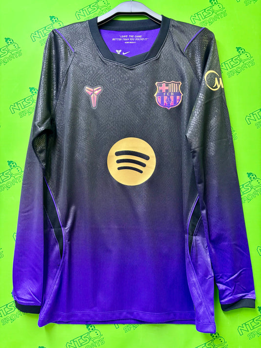 BARCELONA 巴塞隆拿 2026/27 作客球迷版男裝長袖球衣連字章