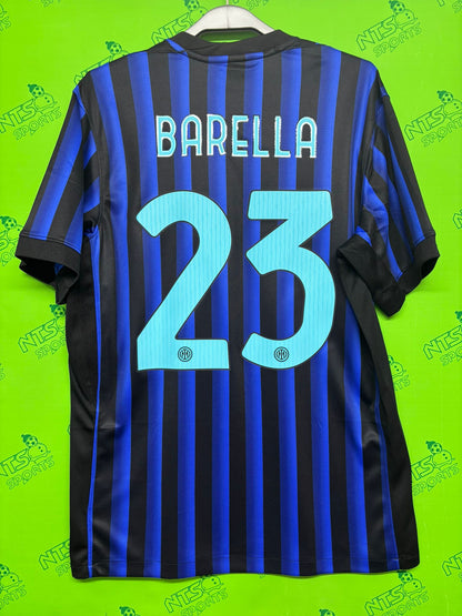 INTER MILAN 國際米蘭 2025/26 主場球迷版男裝短袖球衣