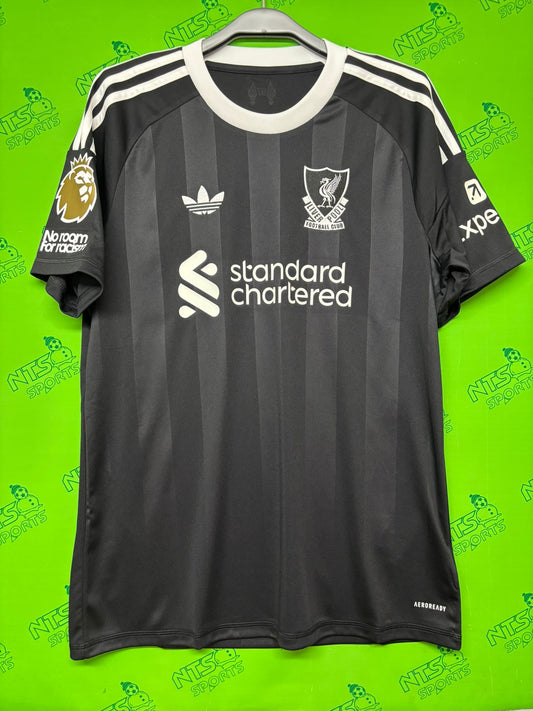 LIVERPOOL 利物浦 2025/26 龍門第二作客連 1 A.BECKER 印字連金章及 Racism 章球迷版男裝短袖球衣