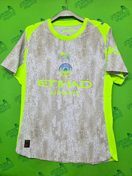 MANCHESTER CITY 曼城 2025/26 第二作客球員版男裝短袖球衣