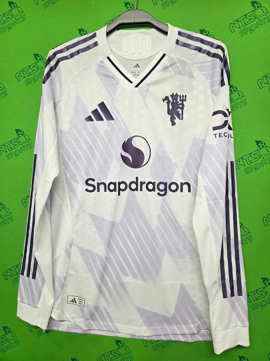 MANCHESTER UNITED 2025/26 Authentic Away Long Sleeve Jersey