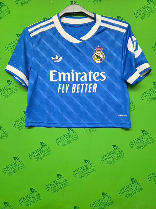 REAL MADRID 皇家馬德里 2025/26 第二作客女裝短身短袖球衣