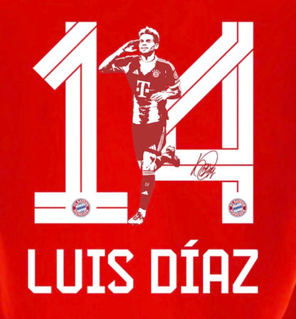 BAYERN MUNICH 2025/26 Home fans version with special printing 