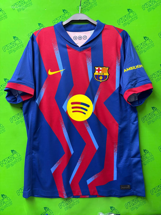 <<產品預訂>> BARCELONA 巴塞隆拿 2025/26 第四作客球迷版球衣