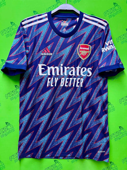 ARSENAL 阿仙奴 2021/2022 第二作客球迷版男裝短袖球衣