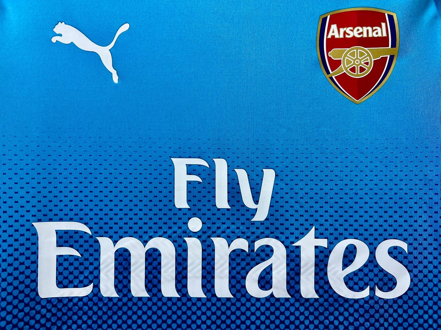 ARSENAL 阿仙奴 2017/18 作客更衣室球員版男裝短袖球衣 (英超版/歐洲賽版)