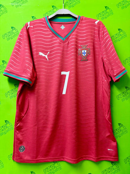 PORTUGAL 2026 Home Long Sleeve Jersey with 7 RONALDO Printings