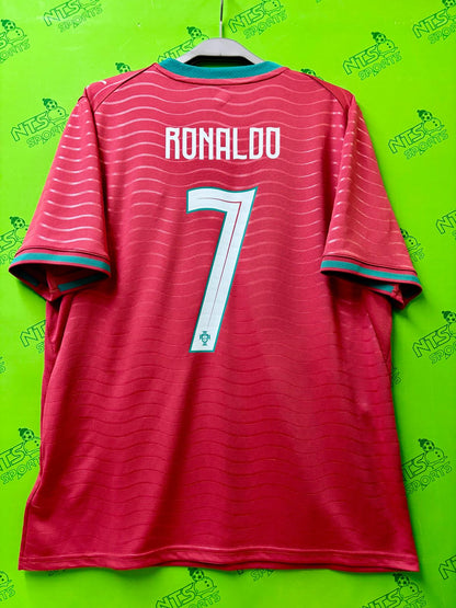 PORTUGAL 2026 Home Long Sleeve Jersey with 7 RONALDO Printings