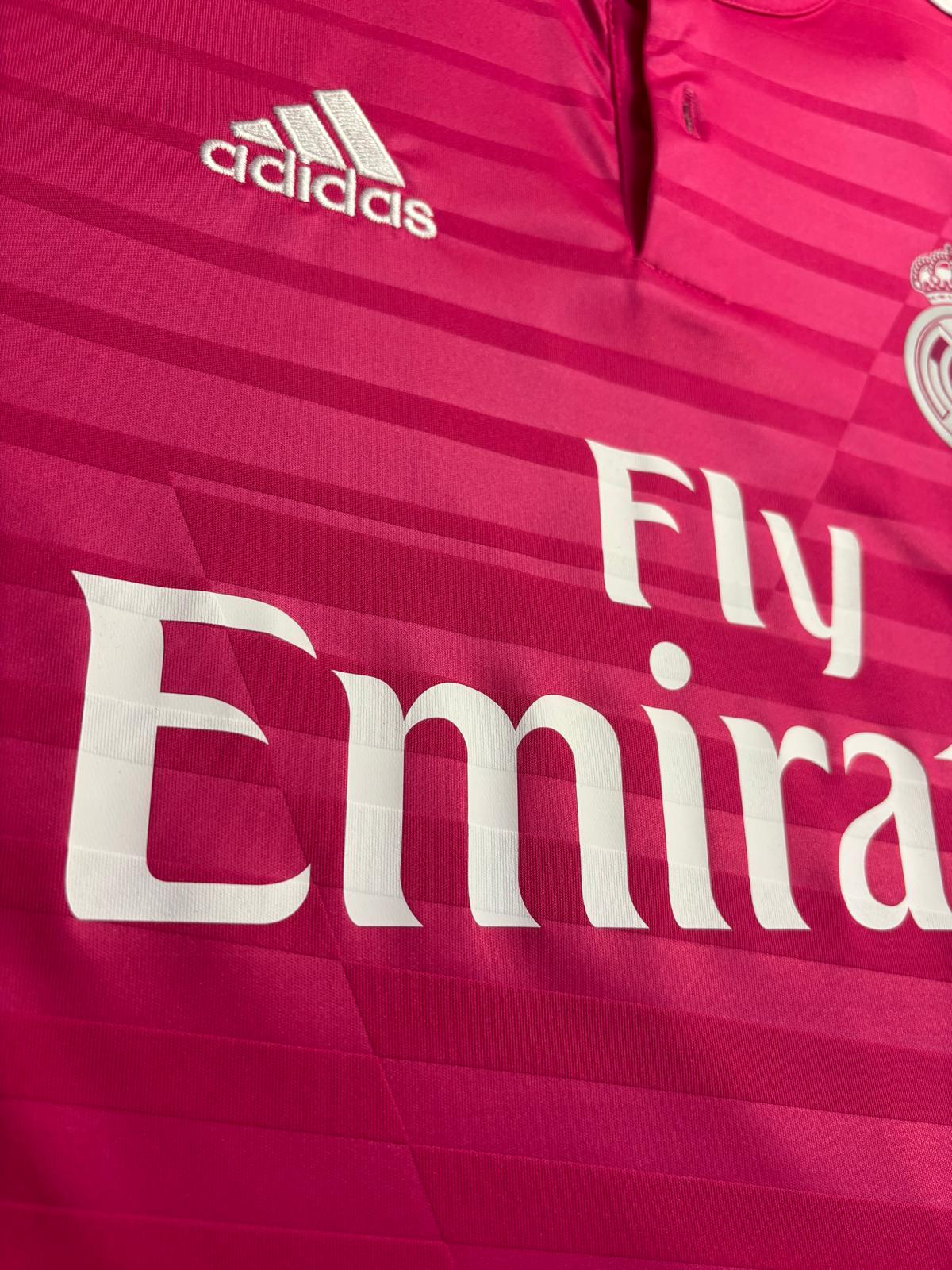 REAL MADRID 皇家馬德里 2014-2018 適用原裝 "FLY EMIRATES"  心口廣告