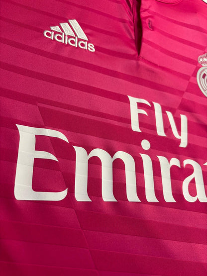 REAL MADRID 皇家馬德里 2014-2018 適用原裝 "FLY EMIRATES"  心口廣告