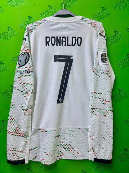 PORTUGAL 葡萄牙 2025 作客長袖球員版連 7 RONALDO 連世界盃外圍賽章