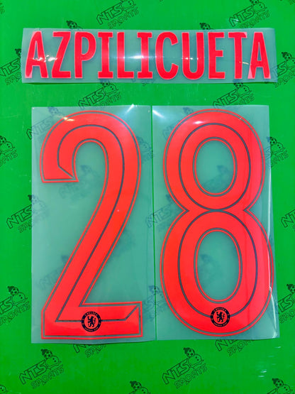 CHELSEA 車路士 2021-2022 第二作客盃賽字