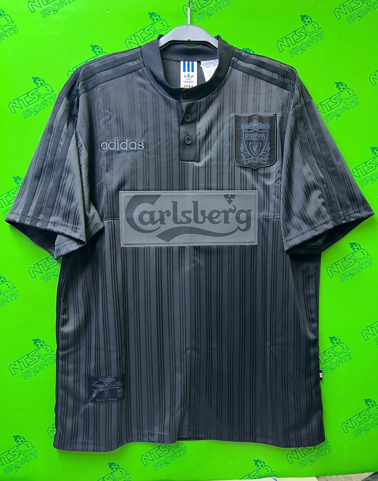 【復刻系列】 LIVERPOOL 利物浦 1995/1996 作客復刻版球衣全黑禮盒裝