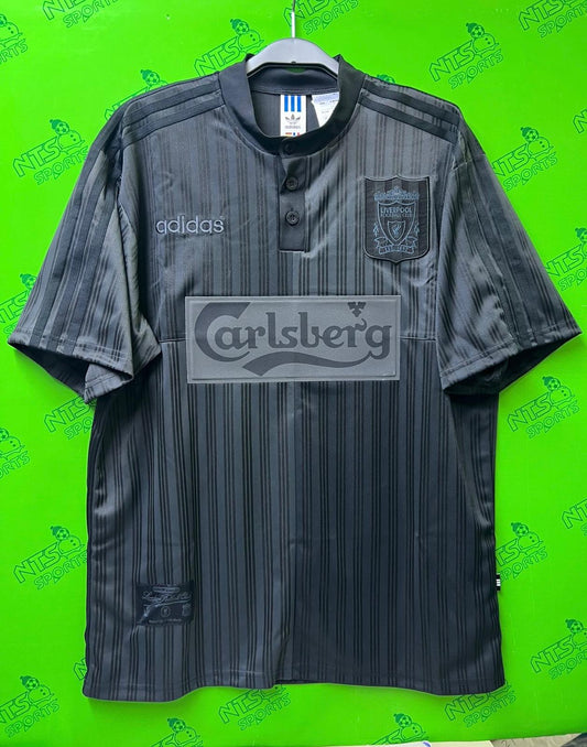 【復刻系列】 LIVERPOOL 利物浦 1995/1996 作客復刻版球衣全黑禮盒裝