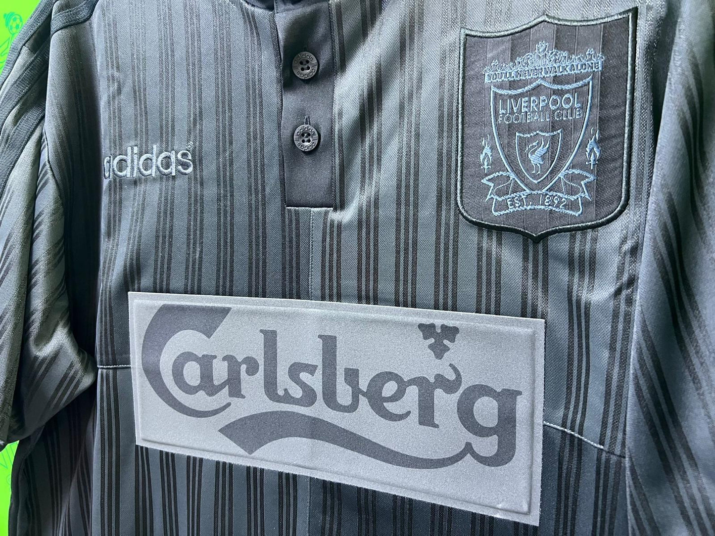 【復刻系列】 LIVERPOOL 利物浦 1995/1996 作客復刻版球衣全黑禮盒裝