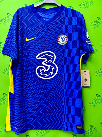 CHELSEA 2021-2022 Home Authentic Short Sleeve Jersey