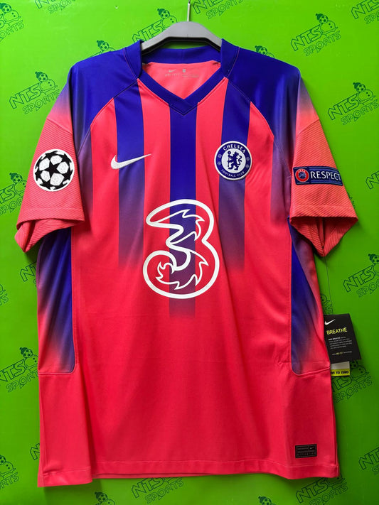 CHELSEA 車路士 2020-2021 第二作客球迷版球衣連盃賽字連歐聯章