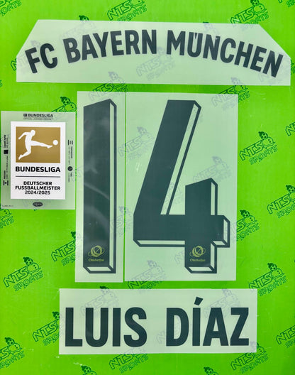 BAYERN MUNICH 2025/26 4th away shirt with printing with patch 