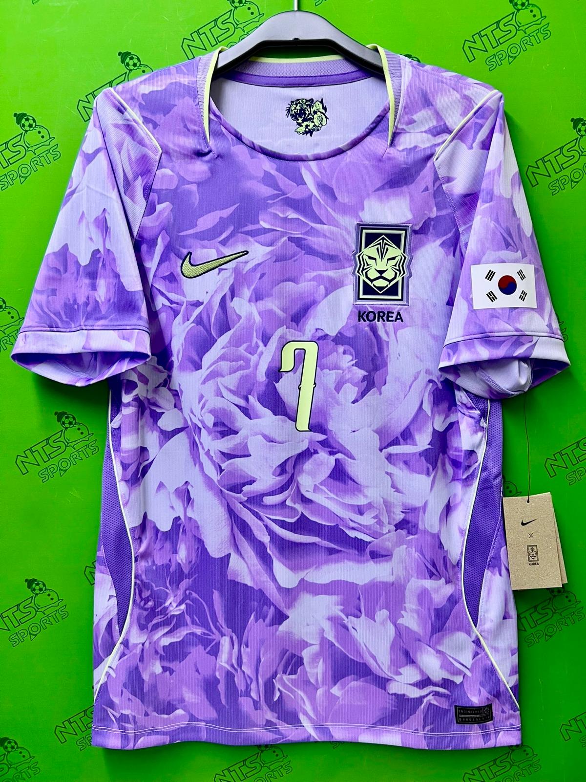KOREA 2026 Away Short Sleeve Jersey with 7 SON HEUNGMIN