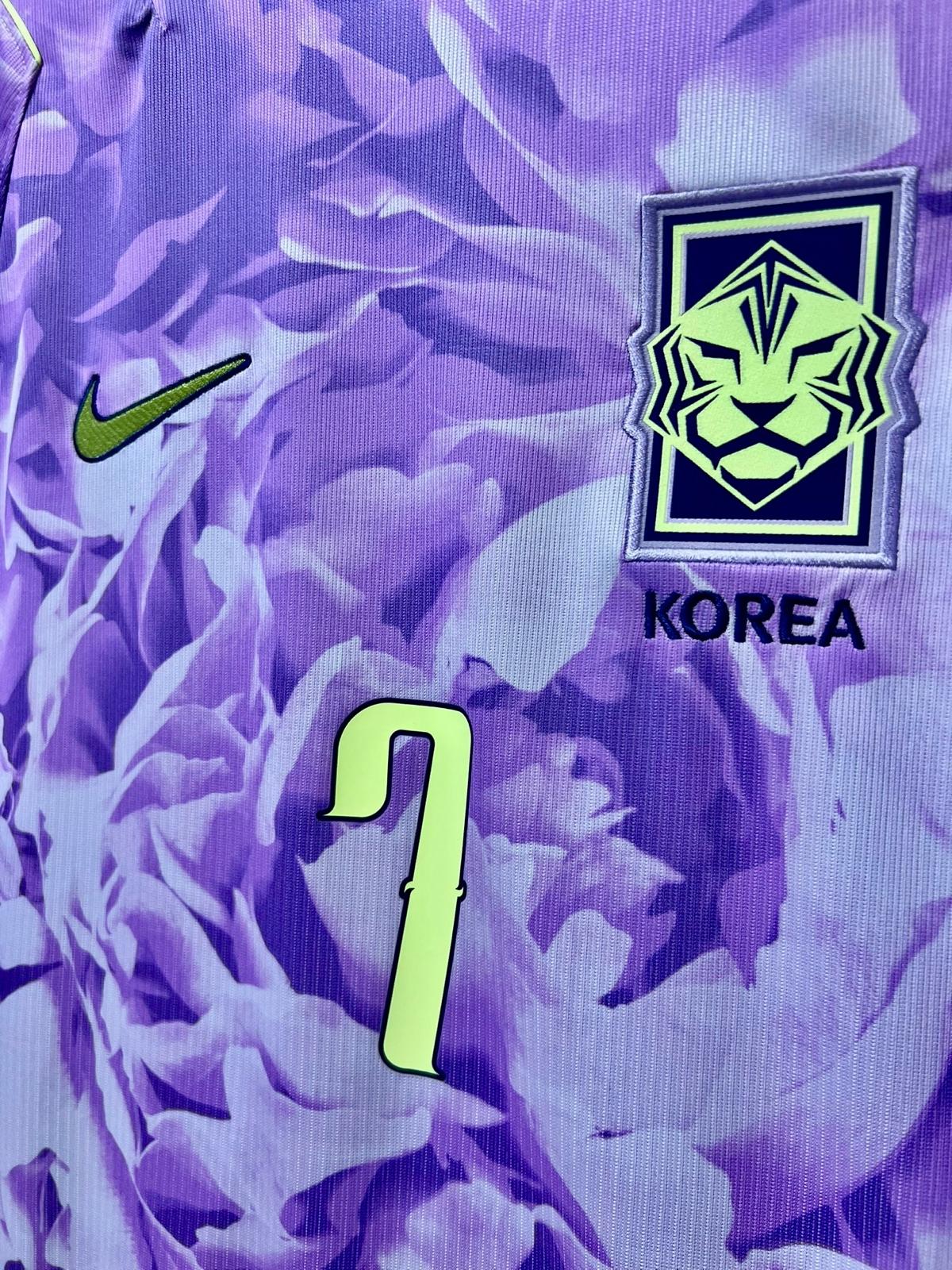 KOREA 2026 Away Short Sleeve Jersey with 7 SON HEUNGMIN