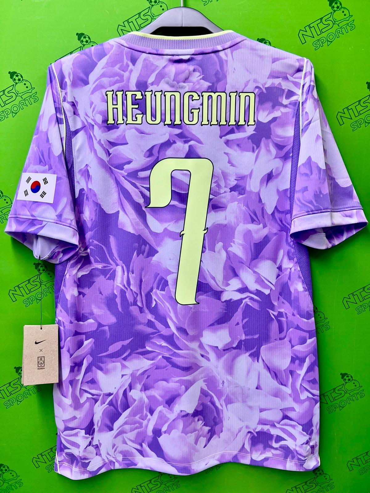 KOREA 2026 Away Short Sleeve Jersey with 7 SON HEUNGMIN
