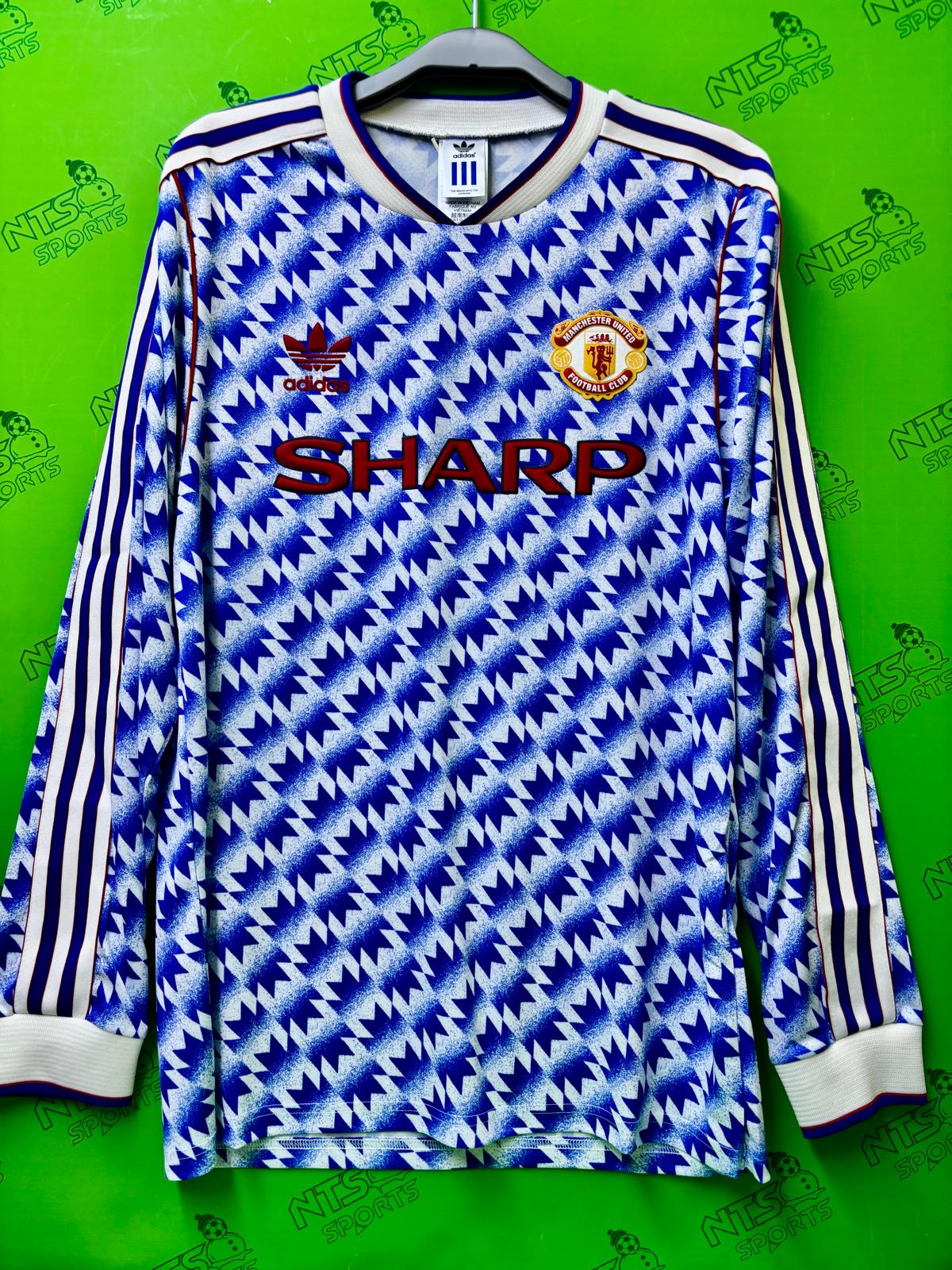 【復刻系列】Manchester united 曼聯 1990/91 作客復刻長袖球衣