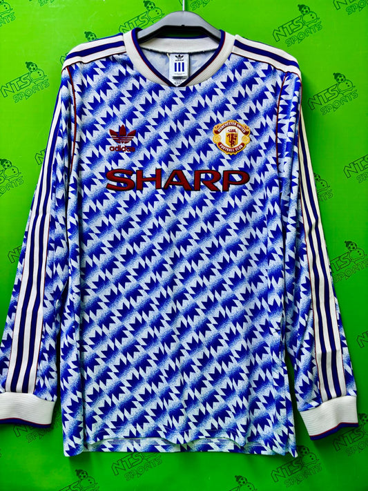 【復刻系列】Manchester united 曼聯 1990/91 作客復刻長袖球衣