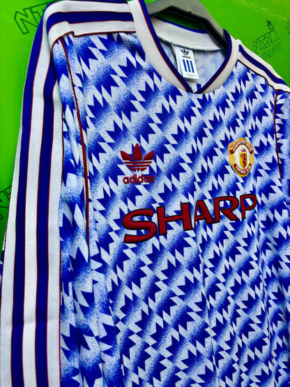【復刻系列】Manchester united 曼聯 1990/91 作客復刻長袖球衣